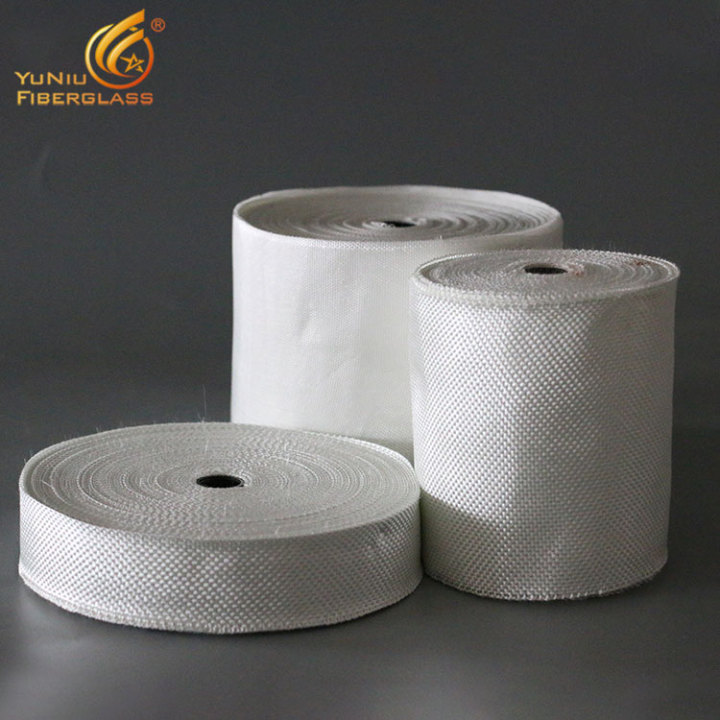 High insulation properties Fiberglass Plain weave tape Durable in use