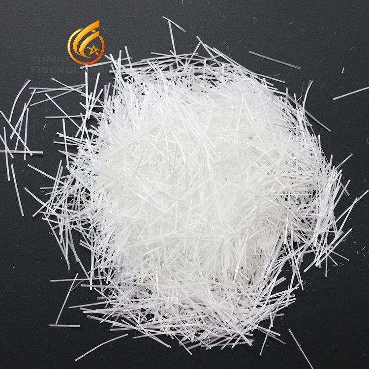 Best-selling Good flowability 10-13um concrete glass fiber chopped strands