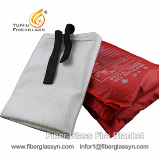 Professional factory Fire Blanket with Soft Bag for sale